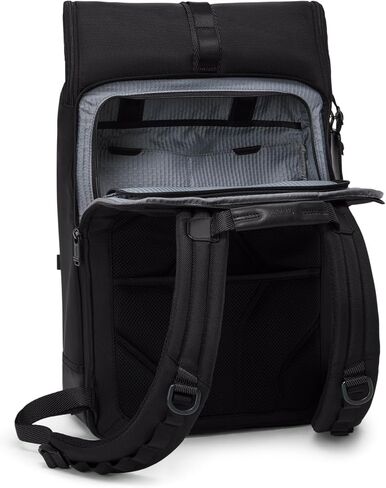 TUMI - Alpha Bravo Logistics Backpack - Front-Flap Design - Everyday Travel and Commute Bag - Fits Up to 15" Laptop - 17.0" X 13.0" X 6.75" - Black in Saudi Arabia