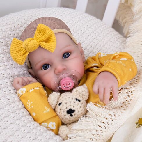 Milidool LifeLike Reborn Baby Baby Dolls Girl - 20 بوصة واقعية حديثي الولادة دمى الأطفال مع جسم مسبب ، ودمى الأطفال الحقيقية مع إكسسوارات لهدايا الفتيات البالغة من العمر 3 سنوات ، واللعب التظاهر ، والمجموعة in Kuwait