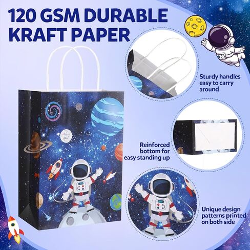 Gaillty 24 Pcs My First Rodeo Party Favor Bags Cowboy Paper Gift Bags with Handles Kraft Paper Cowboy Goodie Treat Candy Totes for Western Themed Party Baby Shower Supplies Decorations in Kuwait