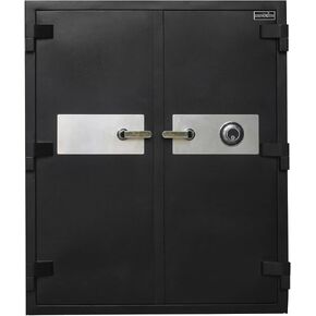 2 Door Large 2 Hour Fireproof Office Safe for Business Inventory Mechanical Dial Combination Lock in Saudi Arabia