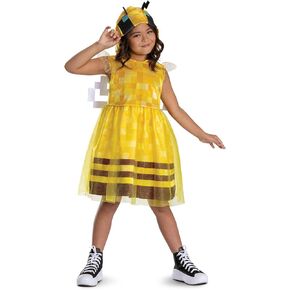 Disguise Minecraft Bee Dress Costume for Kids, Official Minecraft Costume Outfit with Hood and Wings in Kuwait