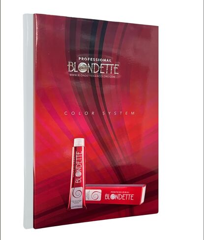 مخطط لون الشعر الأشقر ، مقياس من الألوان على خيوط الشعر. in Kuwait