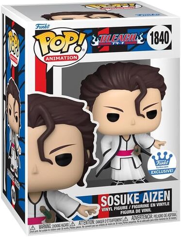 Funko Bleach Pop! Sosuke Aizen - Anime Figurine - White, Purple, Black in Saudi Arabia