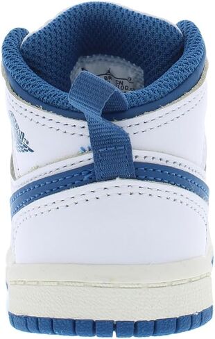 Jordan 1 Mid SE Little Kids' Shoes (FJ3467-160, White/Dune Red/Sail/Lobster) Size 2.5 in Saudi Arabia