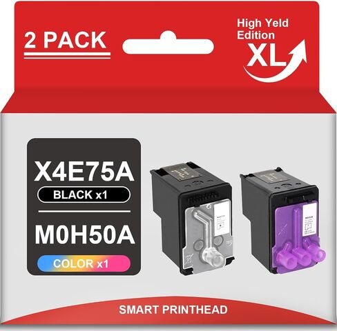 X4E75A M0H50A PRINTHEAD (Black & Tri-Color) PRESSION لـ HP SMART TANK PLUS 651 PRINT HEAR ، متوافق مع HP 510 ، 511 ، 514 ، 515 ، 516 ، 517 ، 518 ، 519 ، 530 ، 531،532،533 ، 538 ، 615 ، 617. in Kuwait