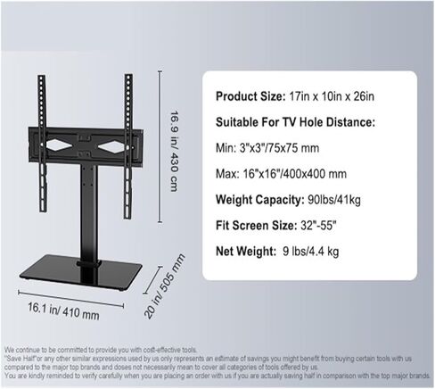 تركيب خزانة التلفزيون ، خزانة تلفزيون عالية مناسبة لرقمة تلفزيون قابلة للرقابة 32-55 بوصة. in Kuwait