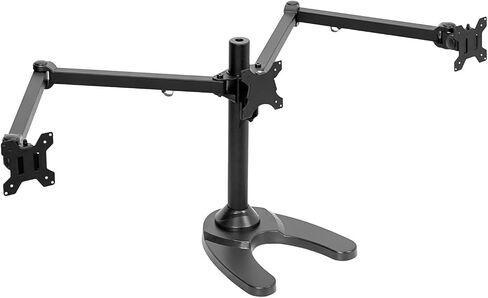 Triple Monitor Desk Stand Freestanding Adjustable 3 Screens Up to 32 Inches in Saudi Arabia