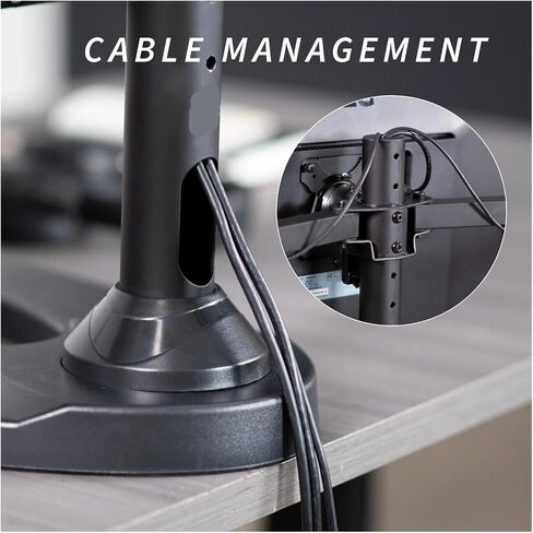 Triple Monitor Desk Stand Freestanding Adjustable 3 Screens Up to 32 Inches in Saudi Arabia