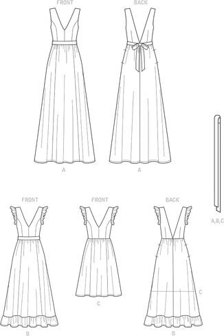 Simplicity Misses' Nap Dress Sewing Pattern Kit, Code S9327, Sizes 14-16-18-20-22, Multicolor in Saudi Arabia