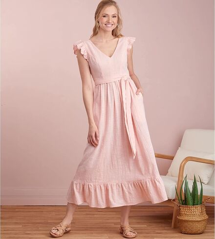 Simplicity Misses' Nap Dress Sewing Pattern Kit, Code S9327, Sizes 14-16-18-20-22, Multicolor in Saudi Arabia