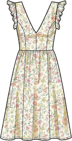 Simplicity Misses' Nap Dress Sewing Pattern Kit, Code S9327, Sizes 14-16-18-20-22, Multicolor in Saudi Arabia
