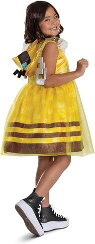 Disguise Minecraft Bee Dress Costume for Kids, Official Minecraft Costume Outfit with Hood and Wings in Kuwait