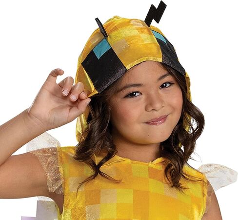 Disguise Minecraft Bee Dress Costume for Kids, Official Minecraft Costume Outfit with Hood and Wings in Kuwait