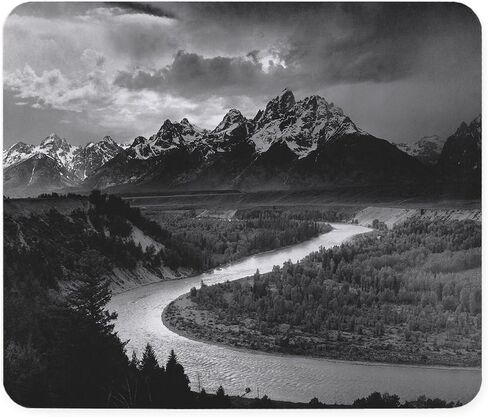 Cafepress Ansel Adams the Tetons و Snake Riv Mousepad ألعاب مطاطية غير قابلة للانزلاق Mousepad in Saudi Arabia