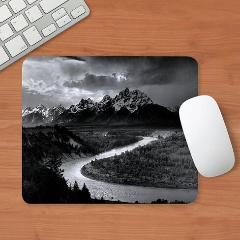 Cafepress Ansel Adams the Tetons و Snake Riv Mousepad ألعاب مطاطية غير قابلة للانزلاق Mousepad in Saudi Arabia