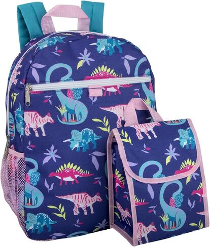 Trail maker Backpack with Lunch Bag for Girls Elementary School, Middle School Backpack Set for Kids (Happy Hearts) in Saudi Arabia