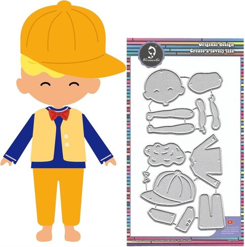 1pc bow hairpin girl doll dies metal cutcit die cut for paper craft chain made make reeting reeting decoration alina craft art in Kuwait