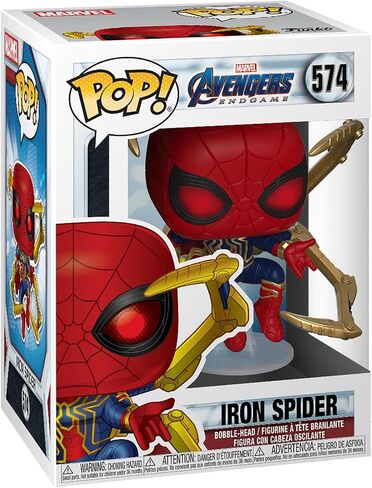 Funko Pop! Marvel: Avengers Endgame - Iron Spider with Nano Gauntlet, Multicolor (45138) in Saudi Arabia