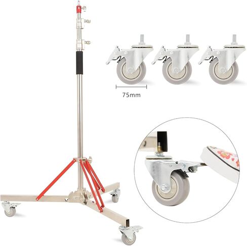 320cm studio heavy duty photography professional film and television full metal lighting stand with cantilever and wheels in Saudi Arabia