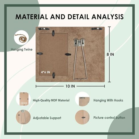 إطار صورة الزفاف، هدايا خطوبة الزفاف السنوية للعروسين الجدد، العروس والعريس، هدايا متزوجة للتو، هدايا شهر العسل، ديكور زفاف ريفي 5 × 7 إطار صور in Kuwait