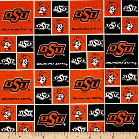 NCAA Oklahoma State Cowboys Broadcloth, Fabric by the Yard in Saudi Arabia