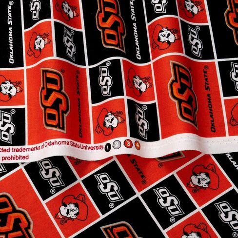 NCAA Oklahoma State Cowboys Broadcloth, Fabric by the Yard in Saudi Arabia