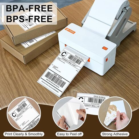 L LIKED 2 Rolls of 4" x 6" Direct Thermal Shipping Labels with 250 Labels/Roll in Kuwait