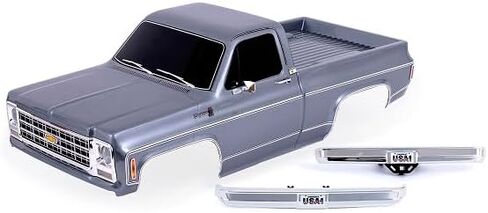 Traxxas 9212-SLVR - TRX-4/Chevrolet K10 Truck Body, Silver in Saudi Arabia