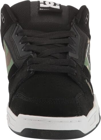DC Men's Stag Low Top Skate Shoe, Black/Grey/Blue, 11 in Saudi Arabia