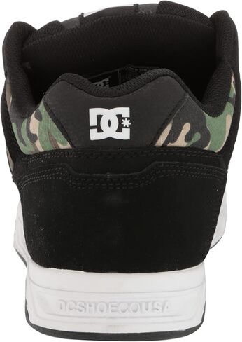 DC Men's Stag Low Top Skate Shoe, Black/Grey/Blue, 11 in Saudi Arabia