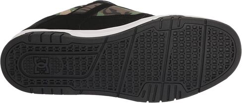 DC Men's Stag Low Top Skate Shoe, Black/Grey/Blue, 11 in Saudi Arabia