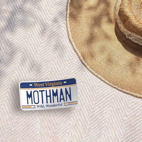 ملصق Mothman ، ملصق Cryptozoology West Virginia Pumper للسيارة ، Point Plexant WV Cryptid Scen in Saudi Arabia