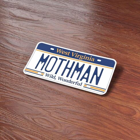 ملصق Mothman ، ملصق Cryptozoology West Virginia Pumper للسيارة ، Point Plexant WV Cryptid Scen in Saudi Arabia
