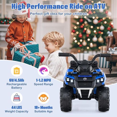 Costzon Kids ATV, 6V Four Wheeler Quad Electric Vehicle with Spray Function, Storage Box, Musin & Lights, Kids 4 Wheeler Ride on Car Toy for Boys Girls 18+ Months (Pink) in Saudi Arabia