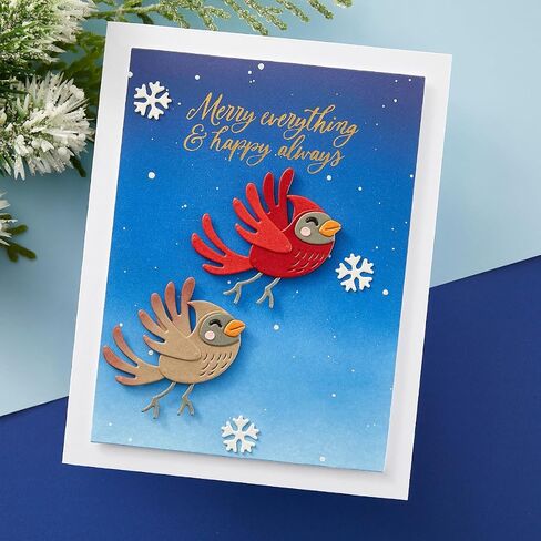 يموت Spellbinders S1-157 Conrad Cardinal المحفور من مجموعة Dancin 'Christmas Friends in Saudi Arabia