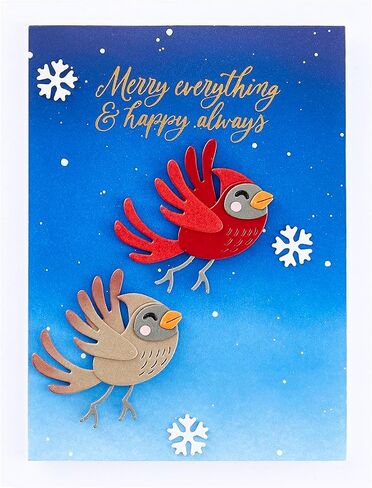 يموت Spellbinders S1-157 Conrad Cardinal المحفور من مجموعة Dancin 'Christmas Friends in Saudi Arabia