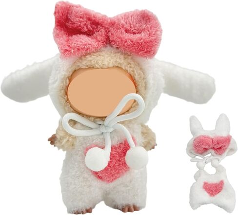Clothes for Doll,17cm Clothes Set,Accessories Suit & Overalls Set for Doll Clothes,Stylish and Cute Doll Clothes and Accessories for Dress up, and Presentation in Saudi Arabia