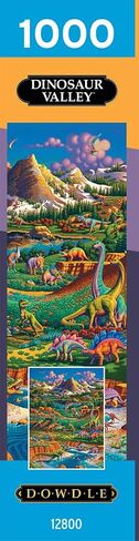 Buffalo Games - Eric Dowdle - Dinosaur Valley - 1000 Piece Puzzle - Challenging Puzzle Perfect for Game Nights - Finished Size is 26.75 x 19.75 in Saudi Arabia