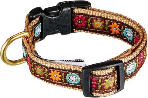 Up Country Bella Floral Pattern Dog Collar, X-Small (6 To 12 Inches) 5/8 Inch Narrow Width in Saudi Arabia