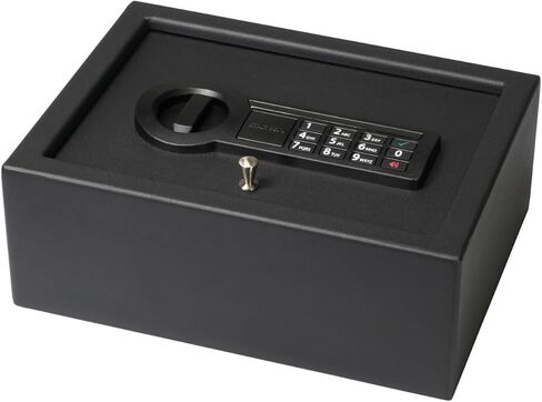 Stack-On Small Drawer Safe with Electronic Lock – Compact Personal Safe for Desk or Nightstand with Backup Key and Steel Security Construction in Saudi Arabia