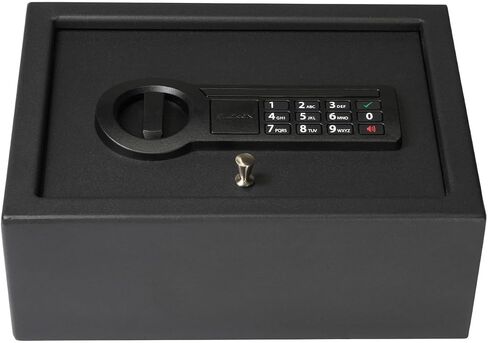Stack-On Small Drawer Safe with Electronic Lock – Compact Personal Safe for Desk or Nightstand with Backup Key and Steel Security Construction in Saudi Arabia