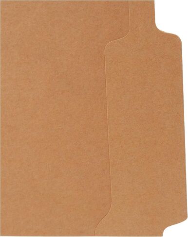 Pendaflex RK15213 مجلدات ملفات كرافت داكنة بطبقتين، 1/3 علامة تبويب علوية، حرف، بني (صندوق من 100) in Saudi Arabia