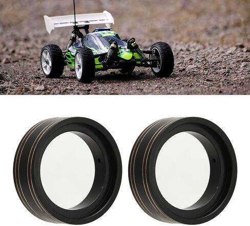 2PCS BRASS BEADLOCK CLAMP RING Professional 1.3inch RC BEADLOCK WHELE ONIZES لـ 1/18 RC CAR (الذهب) in Kuwait