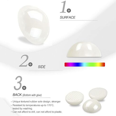 HotfixHalf Pearls,Flatback Pearl Beads,Bottom with Heat-Activated Glue Hot FixCeramic Rhinestone,Half Round Flat Back Pearl Cabochons Gem Diamond for DIY Cloth Wedding Derss(6mm-White),KJ-04 in Saudi Arabia
