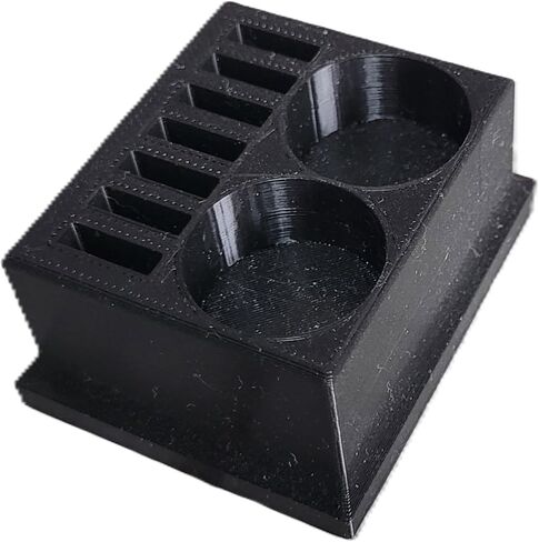 Eye Drop Vials & Bottles Holder & Storage - Holds 7 Vials & 2 Bottles - Znet3D (White) in Kuwait