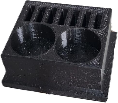 Eye Drop Vials & Bottles Holder & Storage - Holds 7 Vials & 2 Bottles - Znet3D (White) in Kuwait