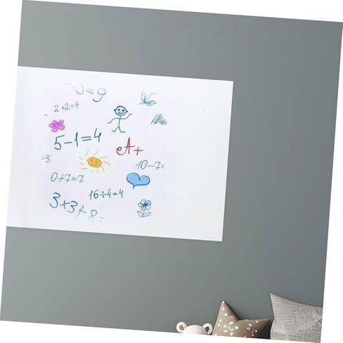 ملصق ساكن قابلة للإزالة للتشبث الأبيض سطح الكتابة القابلة للمحو لفصل الفصل المنزلي ، استخدم ملصق جدار جاف متعدد الاستخدامات لتدريس الإبداع in Kuwait