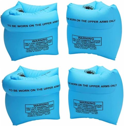 2-4 PCS قابلة للنفخ ذراع تسبح العصابات ، أجنحة ماء عائم ، حلقة ذراع السباحة Floatie للأطفال والبالغين 30-150 رطلا in Kuwait