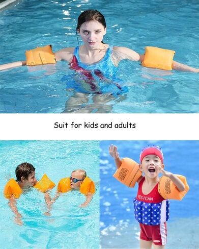 2-4 PCS قابلة للنفخ ذراع تسبح العصابات ، أجنحة ماء عائم ، حلقة ذراع السباحة Floatie للأطفال والبالغين 30-150 رطلا in Kuwait
