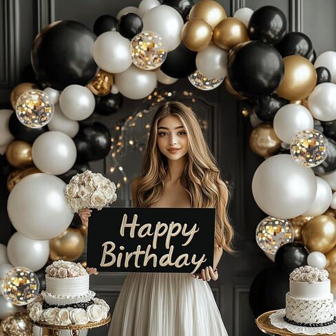 Emerald Green Pearl White Gold Balloons Kit ، مزدوج محشو بالأخضر الداكن الرمال البيضاء البيج البيج الذهبية بوبو البالونات لعيد ميلاد الطفل دش الغابة غابة سفاري الحفلة in Kuwait